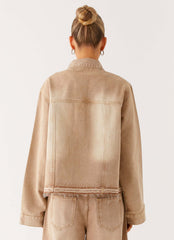 Khalil Denim Jacket - Tan